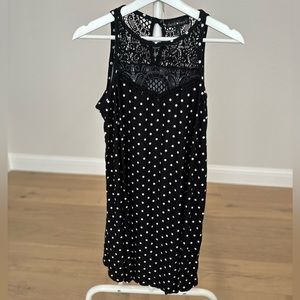 New with tag Derek heart women lace sleeveless top size L